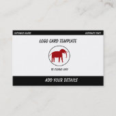 Carte De Visite Logo Red Elephant (Devant)