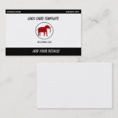 Carte De Visite Logo Red Elephant (Devant / Derrière)