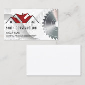 Carte De Visite Logo Red House | Scie (Devant / Derrière)