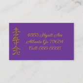 Carte De Visite Logo Reiki Master (Dos)