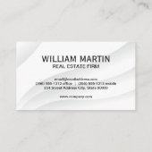 Carte De Visite Logo Réparation immobilière | Maison de quartier (Dos)