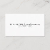 Carte De Visite Logo réseau | Circuitrie | Technicien (Dos)