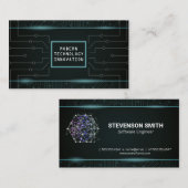 Carte De Visite Logo réseau | Technologie de la circulation (Devant / Derrière)