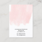 Carte De Visite Logo rose brosse logo bijouterie (Dos)