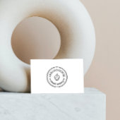 Carte De Visite Logo rustique maison simple personnalisé