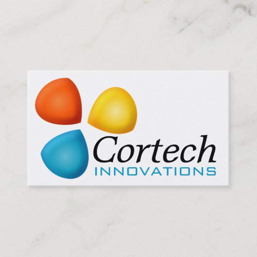 Carte De Visite Logo - shamrock tricolore (Devant)