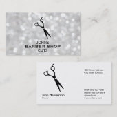 Carte De Visite Logo Shears avec Dividers (livre blanc) (Devant / Derrière)