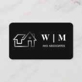 Carte De Visite Logo Silver House (Devant)