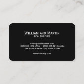 Carte De Visite Logo Silver House (Dos)