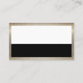 Carte De Visite Logo Silver Real Estate | Bordure (Dos)