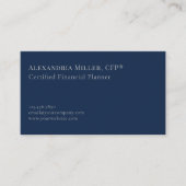 Carte De Visite Logo simple et élégant (Devant)