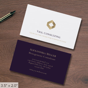 Carte De Visite Logo simple et luxueux