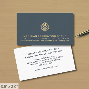 Carte De Visite Logo simple et luxueux