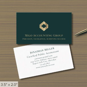 Carte De Visite Logo simple et luxueux