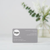 Carte De Visite Logo simple et texte (Debout devant)
