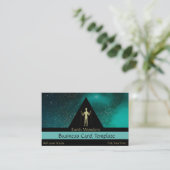 Carte De Visite Logo simple Gold Long (Debout devant)