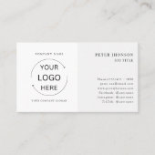 Carte De Visite Logo Simple Modern Professional Company (Devant)