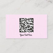 Carte De Visite Logo Social Media Gold QR Code Gold Rose (Dos)