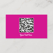 Carte De Visite Logo Social Media Gold QR Code Gold Rose (Dos)