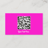 Carte De Visite Logo Social Media Gold QR Code Gold Rose (Dos)