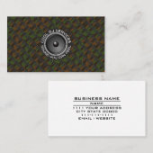 Carte De Visite Logo sonore DJ puissant • Conception audio pro mod (Devant / Derrière)