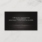 Carte De Visite Logo stylé Vin | Entreprise (Dos)