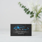 Carte De Visite Logo Stylisé Auto Sports (Debout devant)