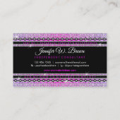 Carte De Visite Logo sur mesure pour bijoux (Dos)