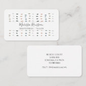 Carte De Visite Logo sur mesure sur mesure pour Seamstress (Devant / Derrière)