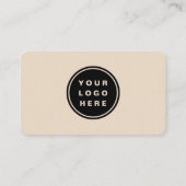 Carte De Visite Logo Taupe (Dos)