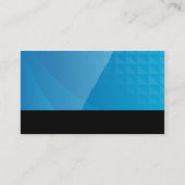 Carte De Visite Logo Tech Moderne | Arrière-plan Géométrique (Dos)