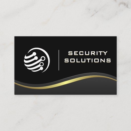 Carte De Visite Logo Tech Security (Devant)
