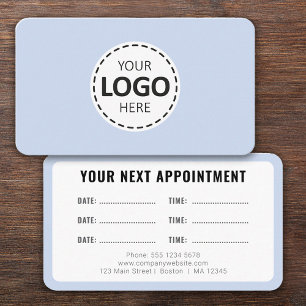 Carte De Visite Logo Téléchargement Moderne Simple Rendez-vous Ble