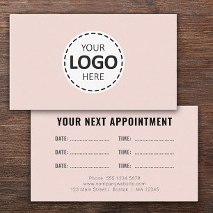 Carte De Visite Logo Téléchargement Moderne Simple Rendez-vous Ros
