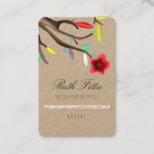 CARTE DE VISITE LOGO TREE FACEBOOK ET ETSY ARTISAN (Devant)