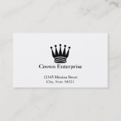 Carte De Visite Logo turquoise standard (Dos)
