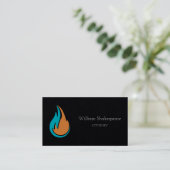 Carte De Visite Logo Twin Water and Fire (Debout devant)
