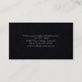 Carte De Visite Logo Twin Water and Fire (Dos)