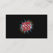 Carte De Visite Logo Upload Modern Simple (Devant)