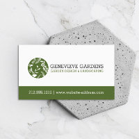 Logo Variété plante Conception Jardin Paysage