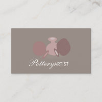 Carte de visite Logo Vase Artiste Potier