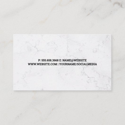 Carte De Visite Logo vert moderne et stylisé (Dos)