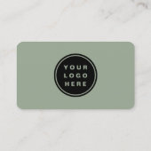 Carte De Visite Logo Vert Sauge (Dos)