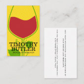 Carte De Visite Logo Vin et Vin (Devant / Derrière)