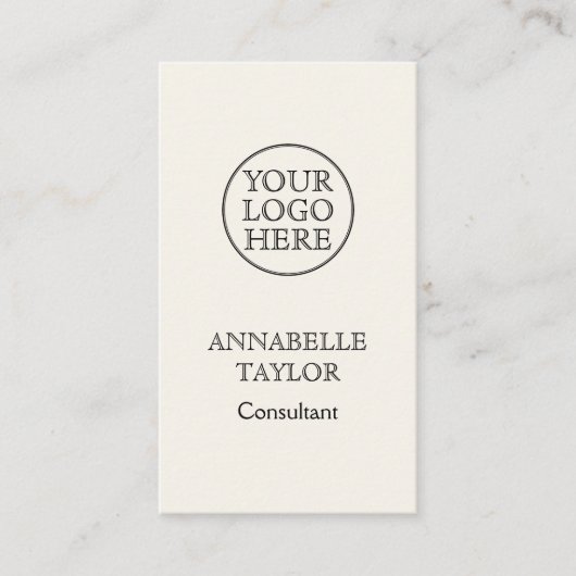 Carte De Visite Logo vintage (Devant)