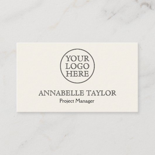 Carte De Visite Logo vintage (Devant)