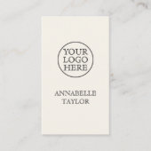 Carte De Visite Logo vintage (Devant)