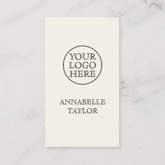 Carte De Visite Logo vintage (Devant)