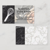 Carte De Visite Logo Whisk | Ingrédients et outils de cuisson (Devant / Derrière)