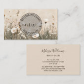 Carte De Visite Logo Wildflowers (Devant / Derrière)